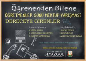 Şanlıurfa’da “Öğrenenden Bilene” Öğretmenler Günü Mektup Yarışması Sonuçlandı