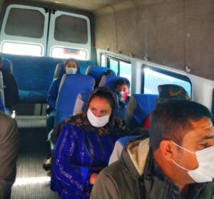 Akçakale’de Minibüslerde korona denetimi