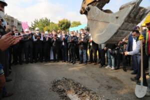 Eyyübiye’de doğalgaz için ilk kazma vuruldu