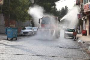 Haliliye’de hijyen çalışmaları devam ediyor