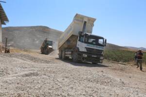 Haliliye’de yol yapım çalışmaları