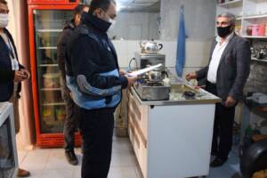 Hilvan’da Covid-19 denetimi yapıldı