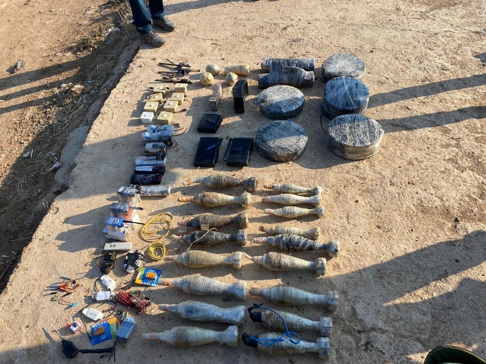 Resulayn’da terör örgütüne ait çok sayıda mühimmat ele geçirildi