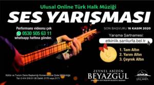 Şanlıurfa’da ödüllü online ses ve tiyatro yarışması