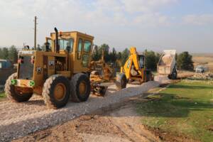 Haliliye kırsalında yeni yapılan yollar hizmete sunuluyor