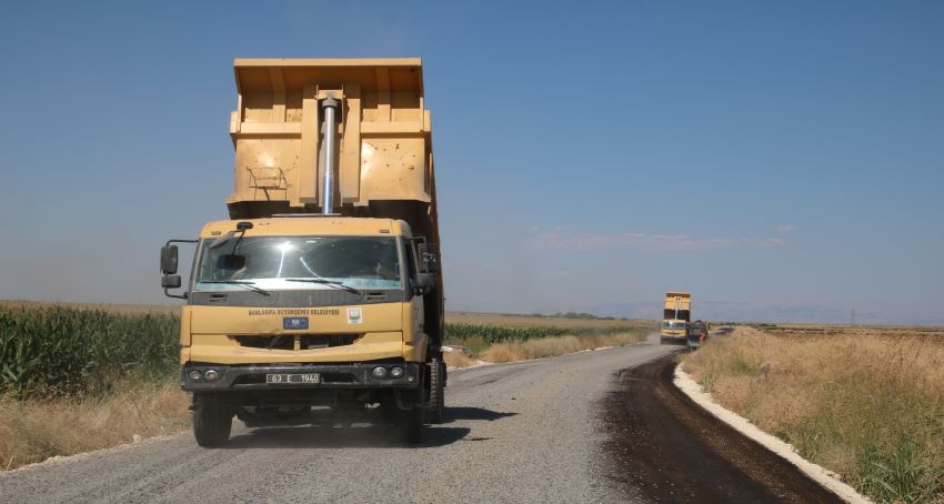 Şanlıurfa’da kırsaldaki yollar güçlendiriliyor