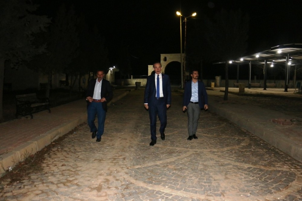 Akçakale’de mezarlık yenilendi