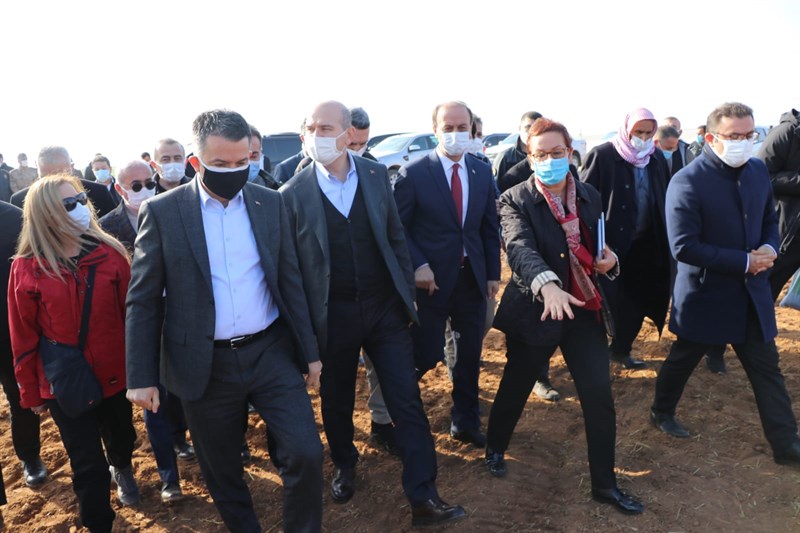 Bakan Soylu ve Pakdemirli Şanlıurfa’da incelemelerde bulundu