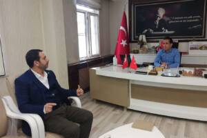HÜDA PAR Suruç İlçe Başkanı Yılmazoğlu Kaymakam Aktaş’ı ziyaret etti