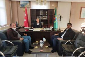HÜDA PAR Viranşehir İlçe Başkanlığından Ziraat Odası Başkanlığına ziyaret
