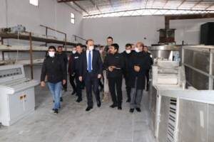 Şanlıurfa Valisi Abdullah Erin Telabyad’daki çalışmaları inceledi