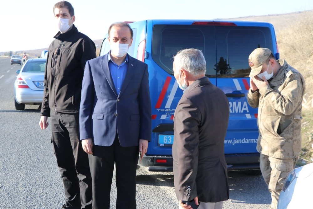 Şanlıurfa Valisi olay yerinde incelemede bulundu