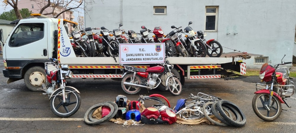 Şanlıurfa’da motosiklet şebekesine operasyon: 6 gözaltı