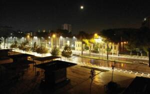 Şanlıurfa’da Trafiğin kilitlendiği yollar bir anda sessizliğe büründü