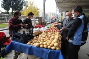 Semt pazarlarında “HES” kodu denetimi