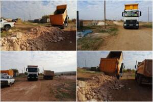 Viranşehir’in kırsal mahallelerindeki bozuk yollar yenileniyor