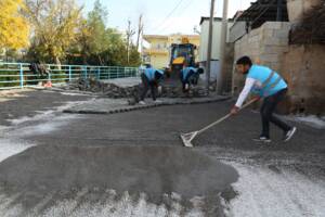 Haliliye Belediyesinden 7 ayrı noktada yol çalışması
