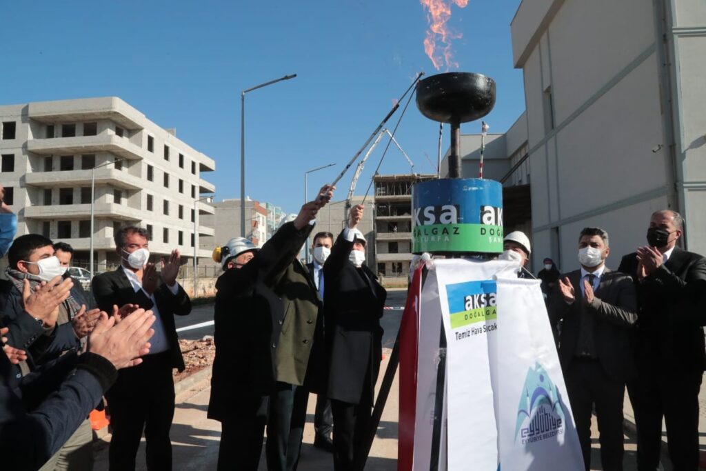 Eyyübiye doğalgaza kavuştu