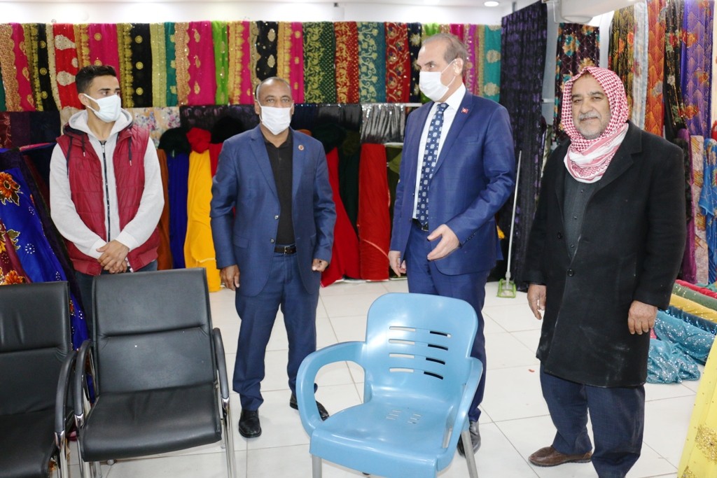 Yalçınkaya esnafla bir araya geldi