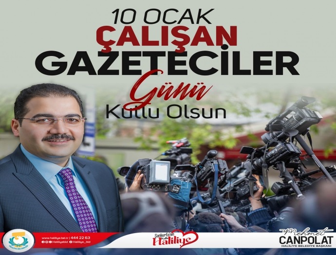 Başkan Canpolat’tan çalışan gazeteciler günü mesajı