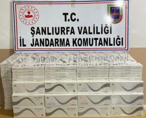 Akçakale’de 5 bin 500 paket kaçak sigara ele geçirildi