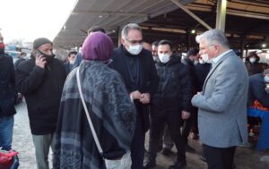 Başkan Kuş vatandaşlarla bir araya gelmeye devam ediyor