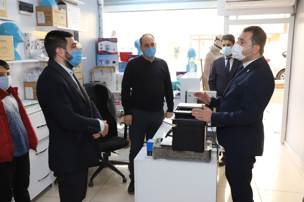 Baydilli esnafın taleplerini dinledi