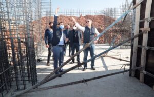 Eyyübiye’de yarı olimpik havuzda çalışmalar devam ediyor