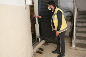 Haliliye’de ihtiyaç sahiplerine sıcak yemek dağıtımı