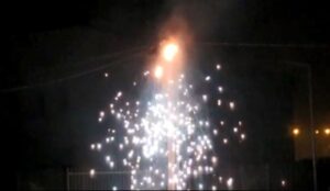 Şanlıurfa’da elektrik direğindeki patlama meydana geldi