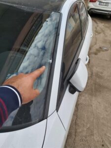 Şanlıurfa’da Her yıl başında aracı maganda kurşunlarına hedef oluyor