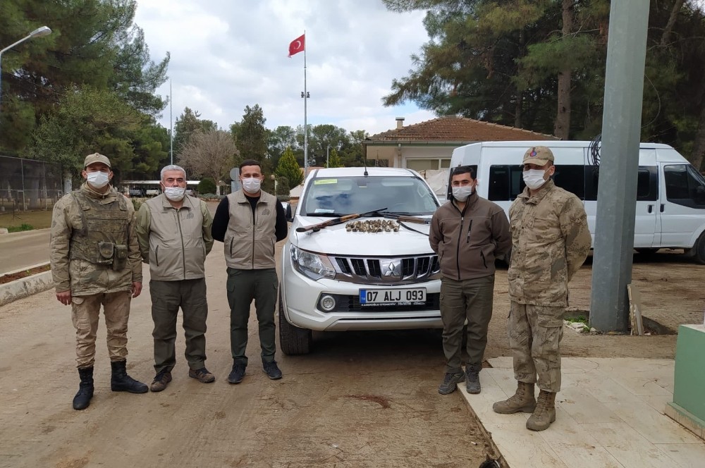 Şanlıurfa’da kaçak avlanan 2 kişi yakalandı