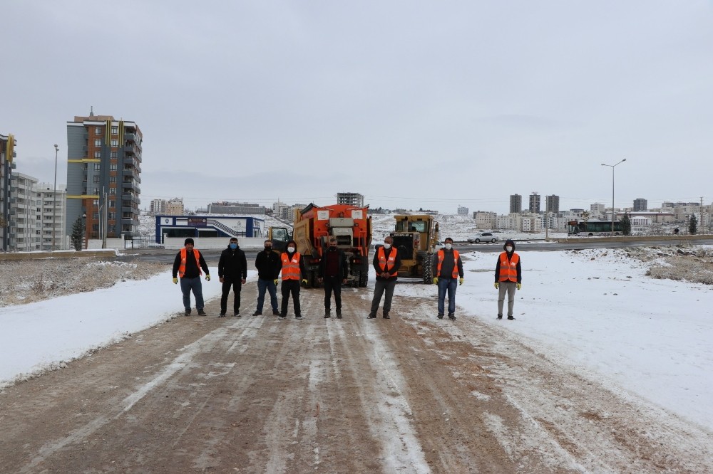 Şanlıurfa’da kar sevinci