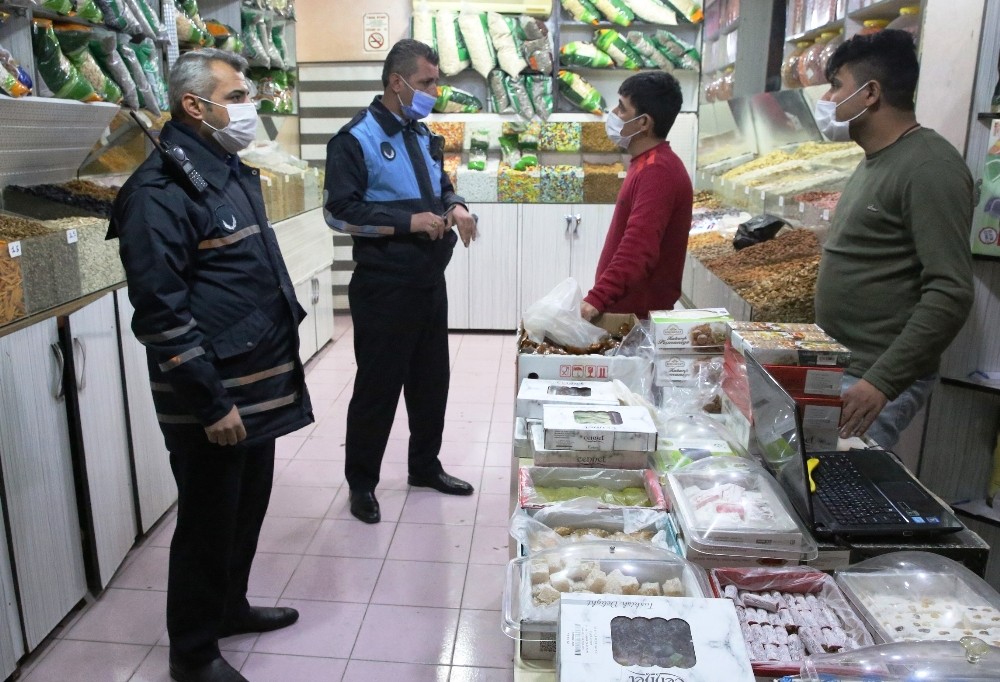 Şanlıurfa’da kısıtlamadan muaf tutulan iş yerlerinde denetim