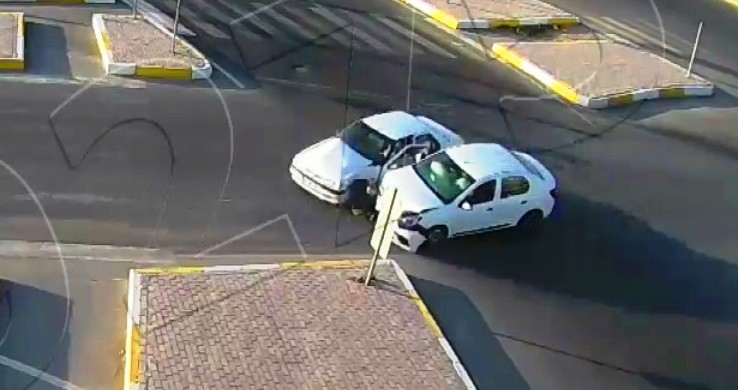 Şanlıurfa’da yaşanan kazalar kamerada