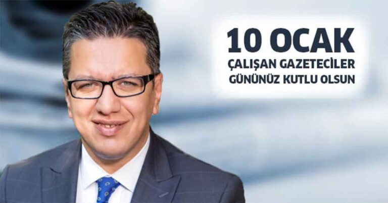 Albayrak 10 Ocak çalışan gazeteciler gününü kutladı