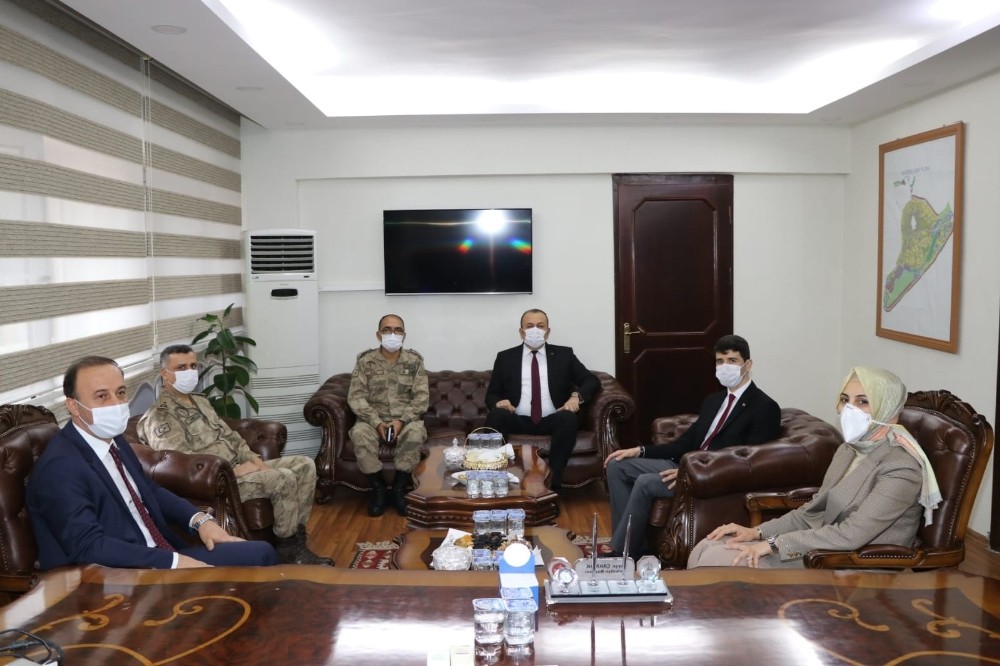 Vali Erin’den Bölge Komutanı Tümgeneral Güney’e ziyaret