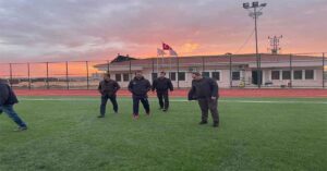 Başkan Ekinci İlçe Stadında İncelemeler Yaptı