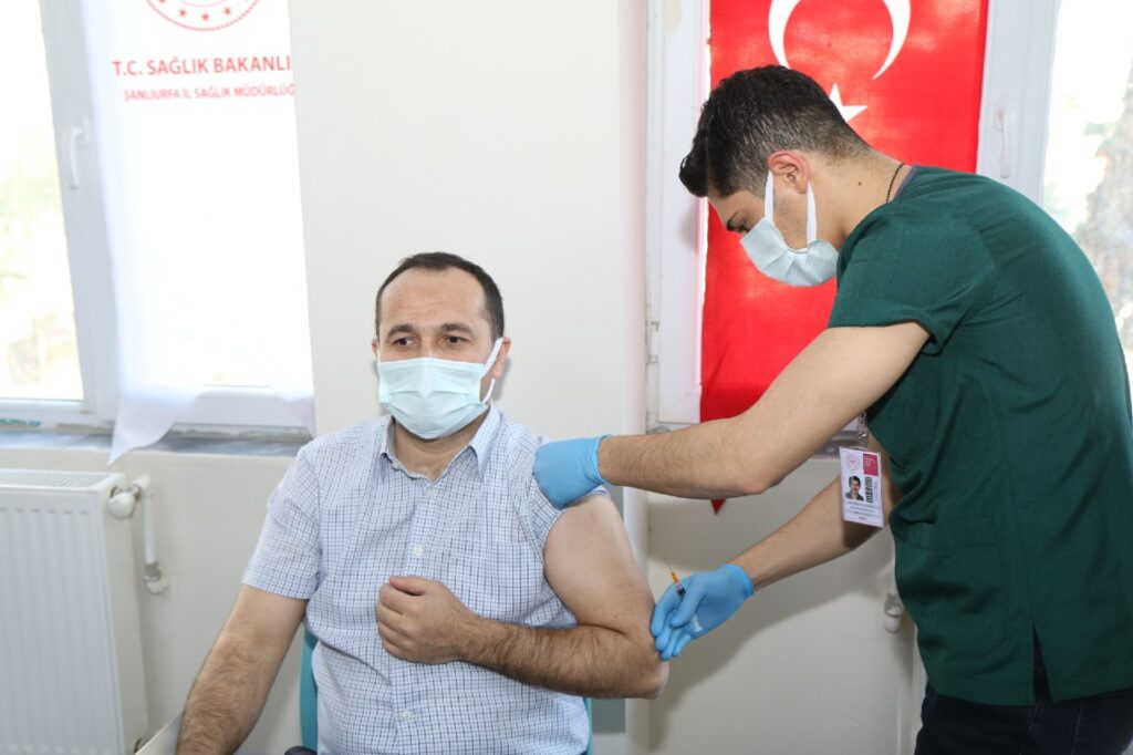Şanlıurfa’da Covid-19 2.Doz Aşılama Başladı