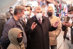 Beyazgül esnaf ve vatandaşlarla buluştu