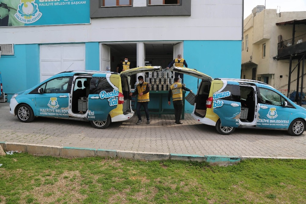 Haliliye’de sıcak yemek hizmeti