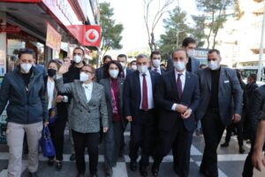 Şanlıurfa esnafı sorunlarını Bakan Pekcan’a anlattı