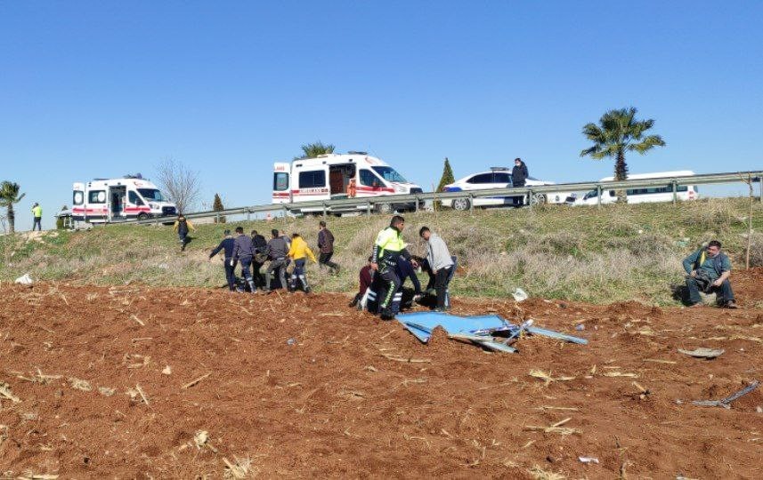 Şanlıurfa’da İnşaat işçileri kaza yaptı: 6 yaralı