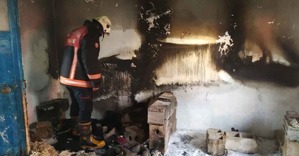 Şanlıurfa’da feci yangın