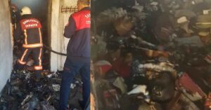 Şanlıurfa’da Yangın Ev Küle Döndü