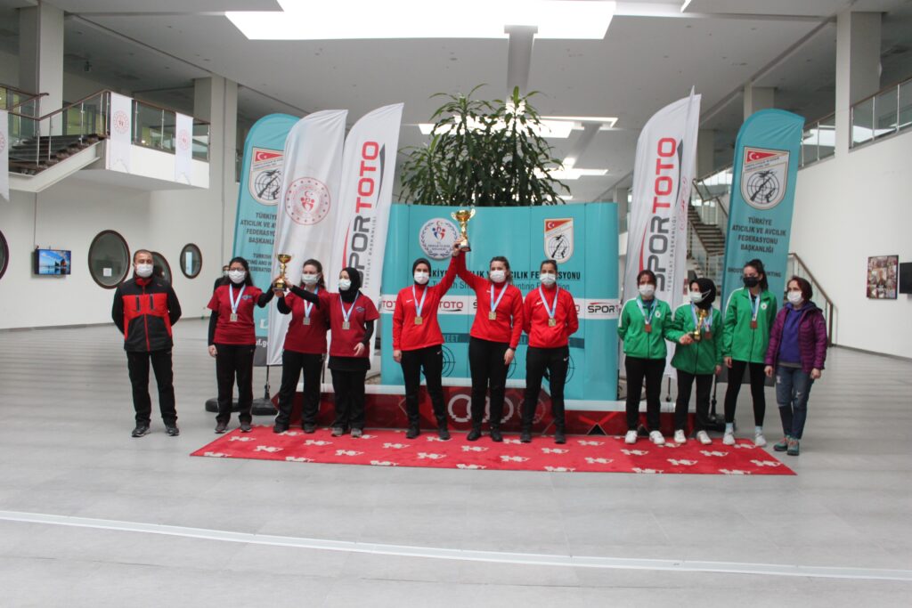 Havalı Silahlar Türkiye Şampiyonası kadınlar tabanca yarışları sona erdi