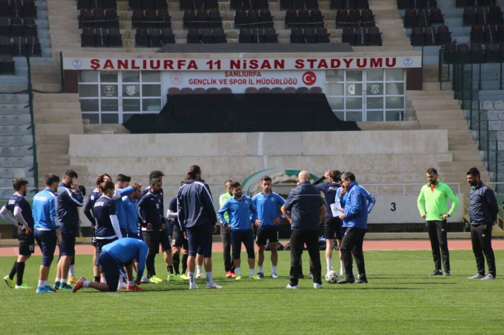 Şanlıurfaspor Uşakspor maçı için çalışmalarını sürdürüyor