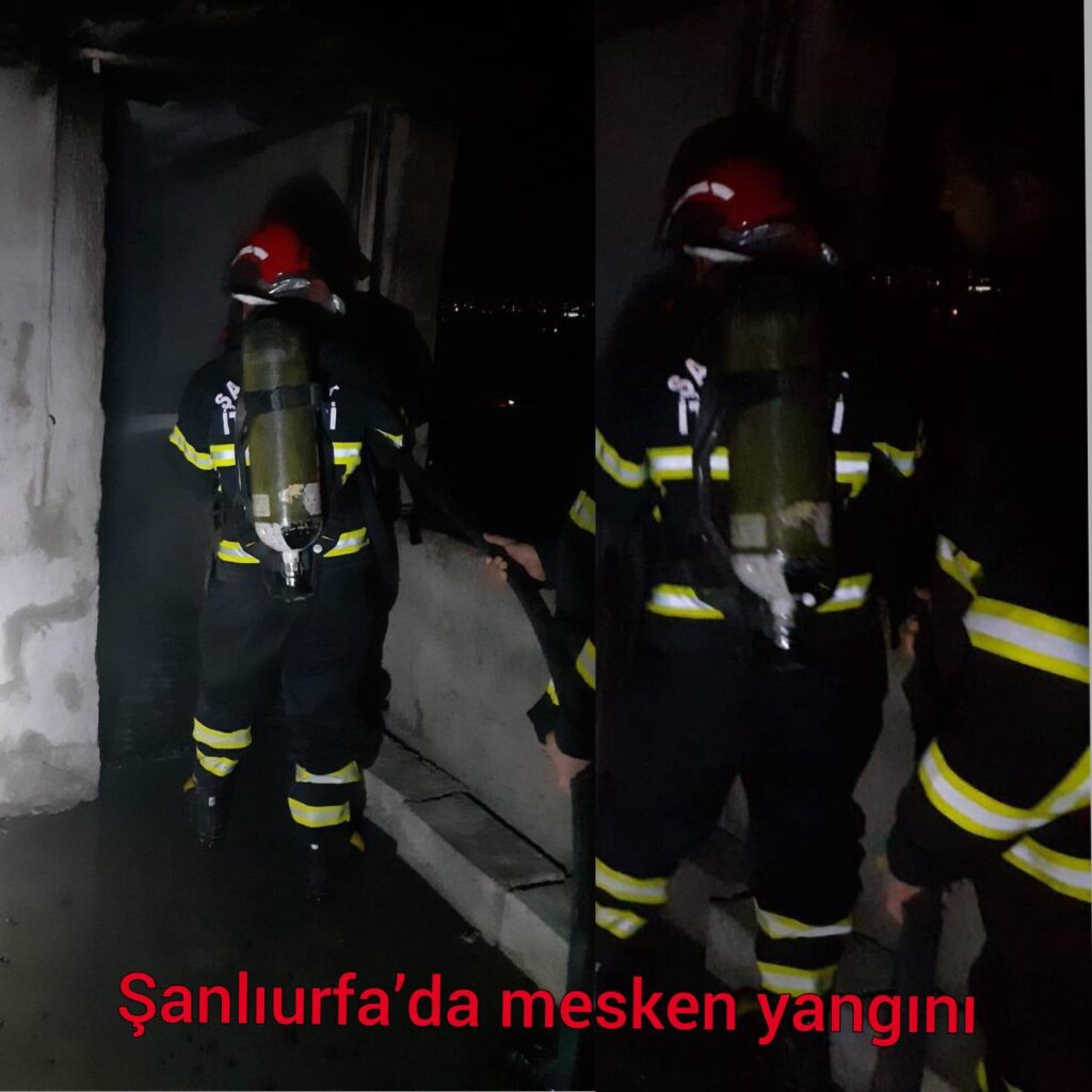 Şanlıurfa’da mesken yangını! Maddi hasar var