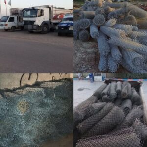 Şanlıurfa kırsalında 2 aydır çalınan 6 ton tel örgü bulundu