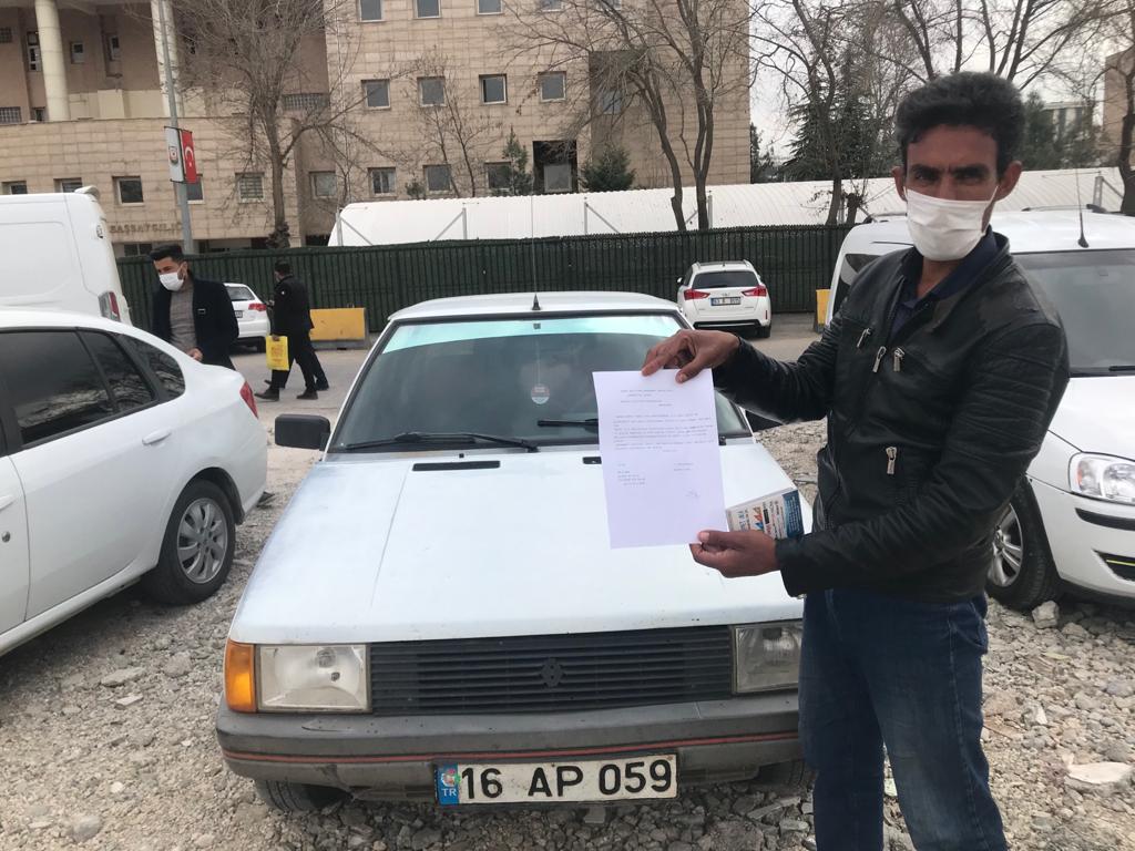 Urfalı Hiç gitmediği Bursa’dan trafik cezası yedi, eşiyle arası açıldı